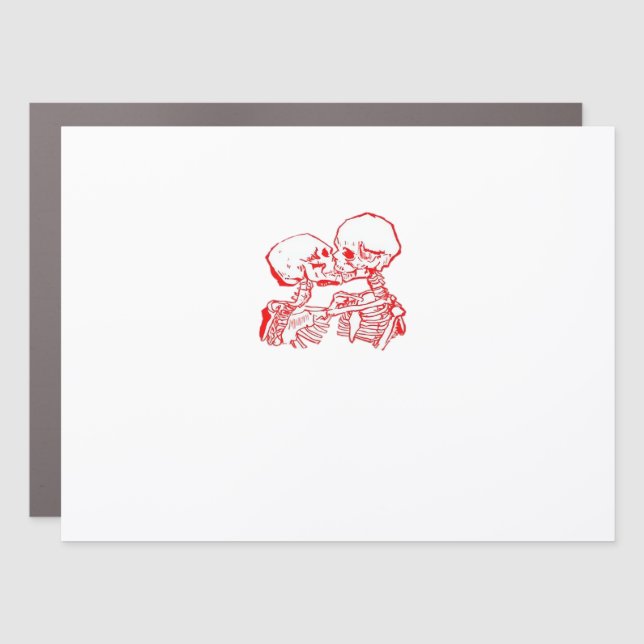 Till Death Do Us Apart (Red Transparent) Car Magnet (Front)