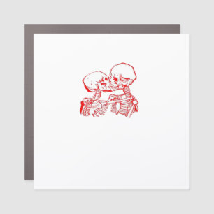 Till Death Do Us Apart (Red Transparent) Car Magnet