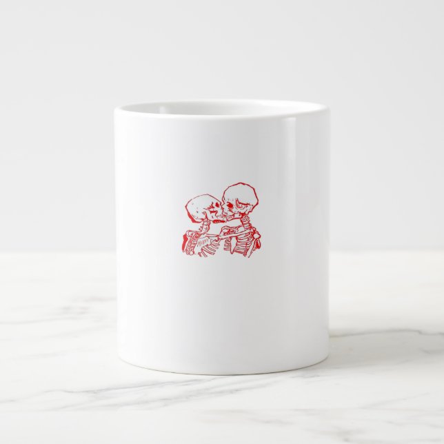 Till Death Do Us Apart (Red Transparent) Giant Coffee Mug (Front)