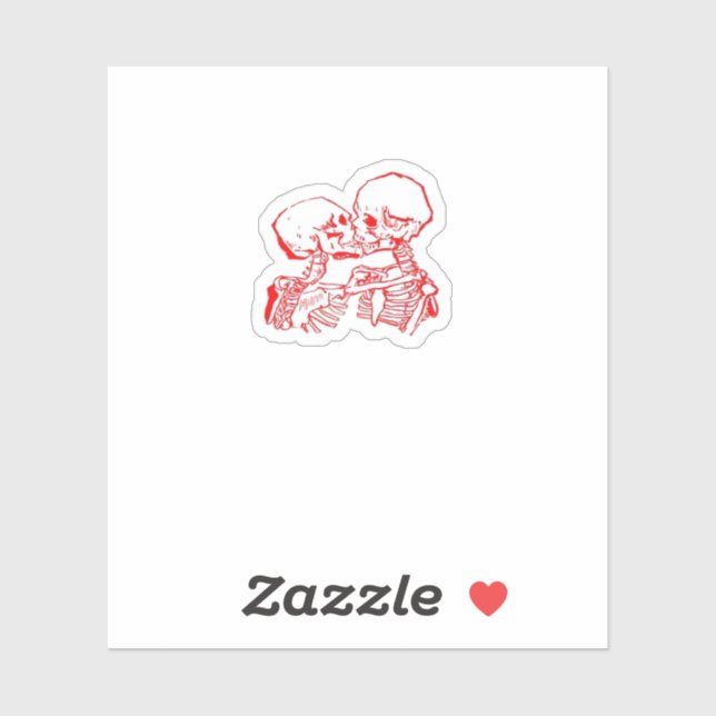 Till Death Do Us Apart (Red Transparent) Sticker (Sheet)