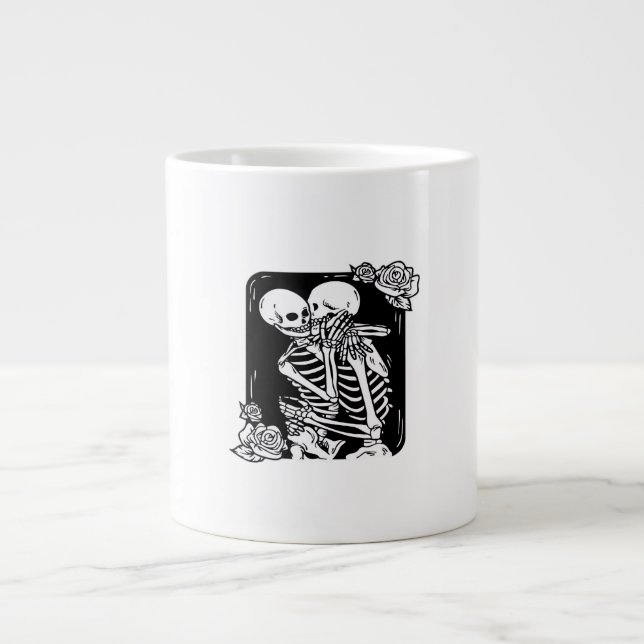 Till Death Do Us Funny Design Giant Coffee Mug (Front)