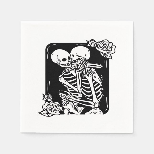 Till Death Do Us Funny Design Napkins (Front)