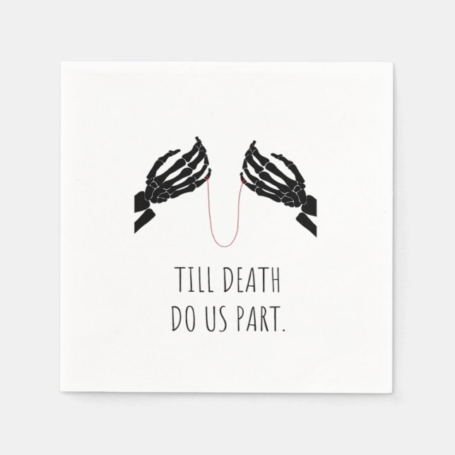 Till Death Do Us Part Boxy Napkins (Front)