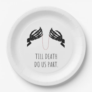 Till Death Do Us Part Boxy Paper Plates