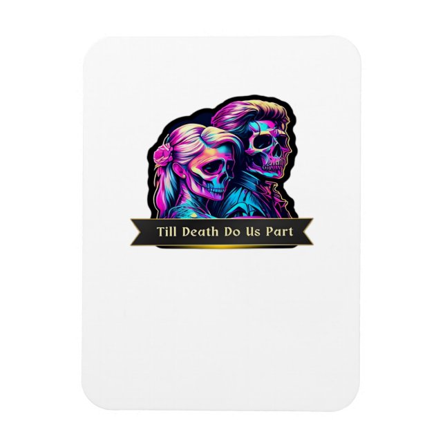 Till Death Do Us Part Classic – Autumn Gothic Vows Magnet (Vertical)