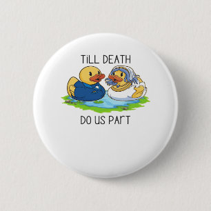 Till Death Do Us Part Classic – Autumn Love Story Button