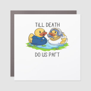 Till Death Do Us Part Classic – Autumn Love Story Car Magnet