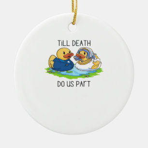 Till Death Do Us Part Classic – Autumn Love Story Ceramic Ornament
