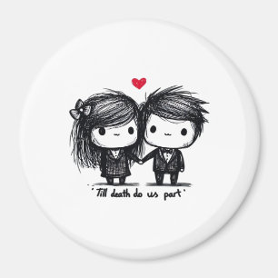 Till Death Do Us Part Classic – Autumn Love Story Magnet