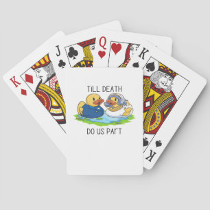 Till Death Do Us Part Classic – Autumn Love Story Poker Cards