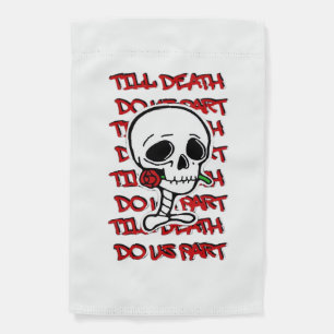Till Death Do Us Part Classic – Basic Halloween De Garden Flag