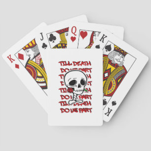Till Death Do Us Part Classic – Basic Halloween De Poker Cards