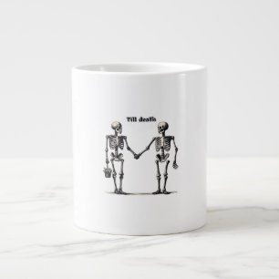 Till Death Do Us Part Classic – Funny Love Quote Giant Coffee Mug