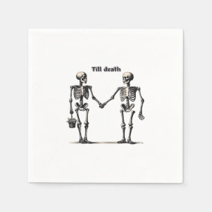 Till Death Do Us Part Classic – Funny Love Quote Napkins