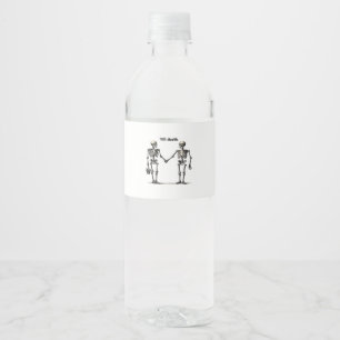 Till Death Do Us Part Classic – Funny Love Quote Water Bottle Label