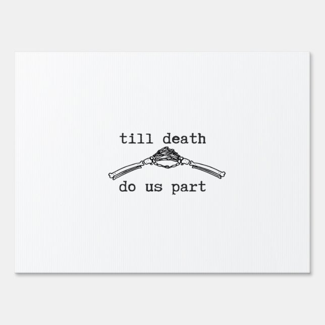 Till Death Do Us Part Classic – Gothic Romance Des Sign (Front)