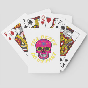 Till Death Do Us Part Classic – Gothic Wedding Poker Cards
