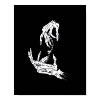 Till Death Do Us Part Classic – Gothic Wedding Ske Poster