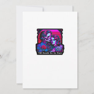 Till Death Do Us Part Classic – Grim Reaper Romanc Holiday Card