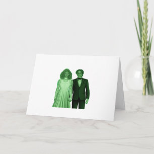 Till Death Do Us Part Classic Retro Design Card