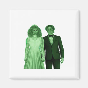 Till Death Do Us Part Classic Retro Design Magnet