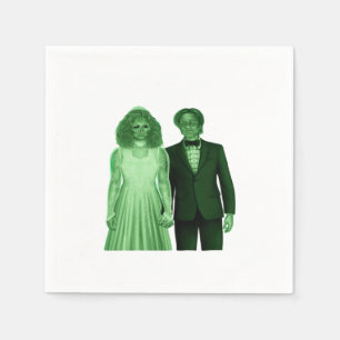Till Death Do Us Part Classic Retro Design Napkins