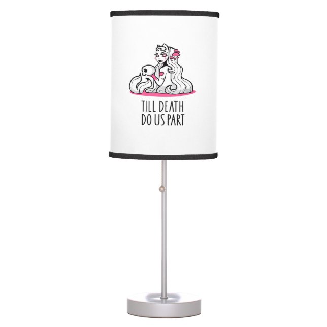 Till Death Do Us Part Classic – Sloth and Soulmate Table Lamp (Front)