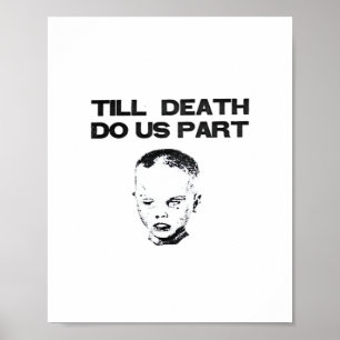Till Death Do Us Part Classic Sloth Poster