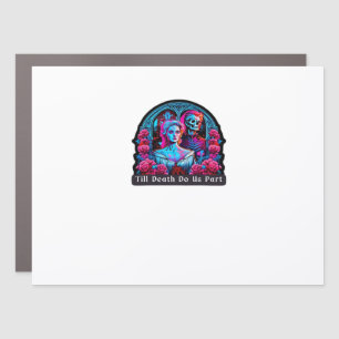 Till Death Do Us Part Classic – Sloth & Soulmate Car Magnet