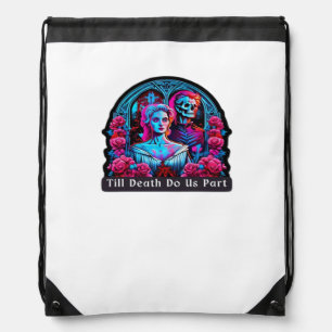 Till Death Do Us Part Classic – Sloth & Soulmate Drawstring Bag