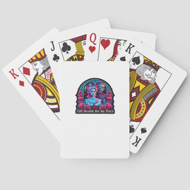 Till Death Do Us Part Classic – Sloth & Soulmate Poker Cards (Back)