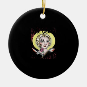 Till Death Do Us Part Classic – Vintage Gothic Rom Ceramic Ornament