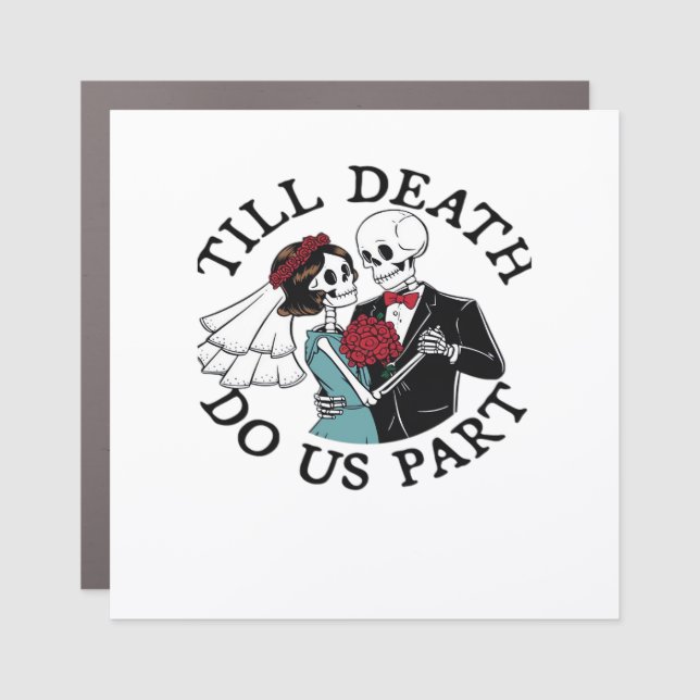 Till Death Do Us Part Essential – Sloth Meets Reap Car Magnet (Front)