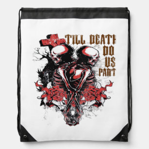 Till Death Do Us Part Essential – Spooky Soulmate  Drawstring Bag