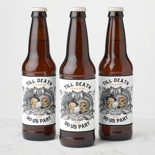 Till Death Do Us Part Food and Beverage Label Set