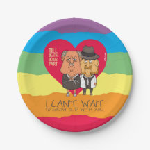 Till death do us part funny gay couple cartoon,