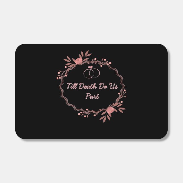 Till Death Do Us Part – Ghostly Wedding Matchboxes (Front)