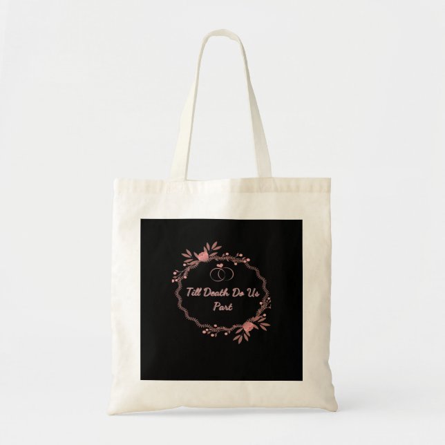 Till Death Do Us Part – Ghostly Wedding Tote Bag (Front)
