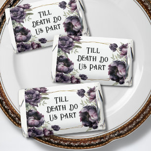 Till Death Do Us Part Gothic Black Peony Favors