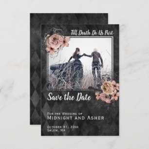 Till Death Do Us Part Gothic Rose Save the Date