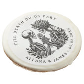 Till Death Do Us Part Gothic Sugar Cookie (Angled)