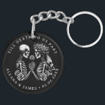 Till Death Do Us Part Gothic Wedding Keychain<br><div class="desc">Till Death Do Us Part Gothic Wedding Keychain</div>