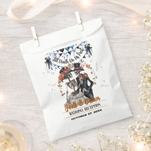 Till Death Do Us Part Halloween Wedding  Favor Bag