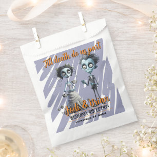 Till Death Do Us Part Halloween Wedding Favor Bag
