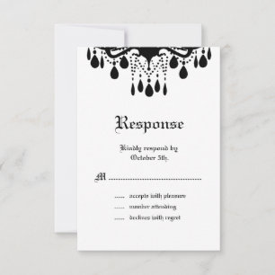 Till Death Do Us Part in Purple Haze RSVP Card