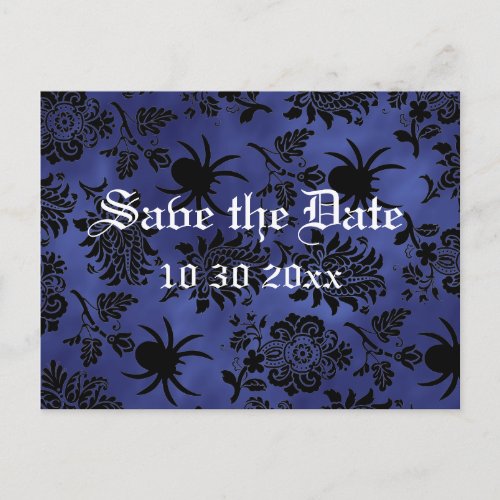 Till Death Do Us Part in Purple Haze Save the Date Announcement Postcard