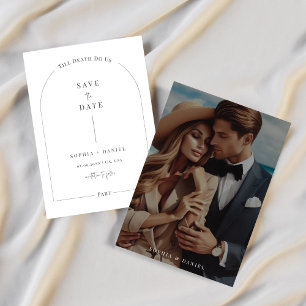 Till Death Do Us Part Inline Gothic Wedding Photo Save The Date