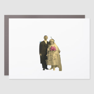 Till Death Do Us Part Meme Classic Style Car Magnet
