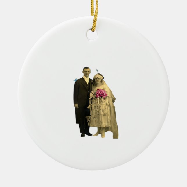 Till Death Do Us Part Meme Classic Style Ceramic Ornament (Front)