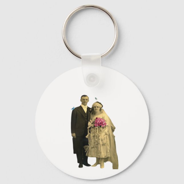 Till Death Do Us Part Meme Classic Style Keychain (Front)